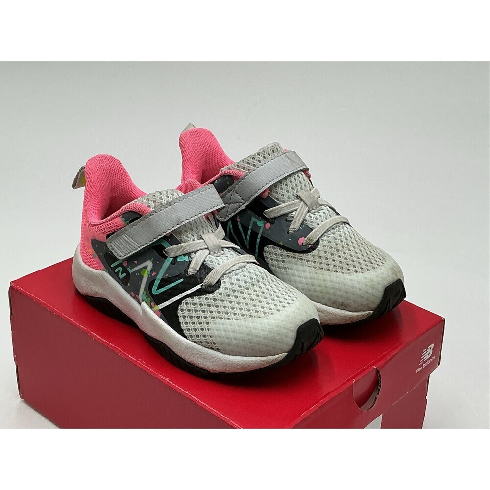 New Balance Rave Run V2 ITRAVKP2 Sneakers Toddler 8.5 Gray Running Shoes Ebay639